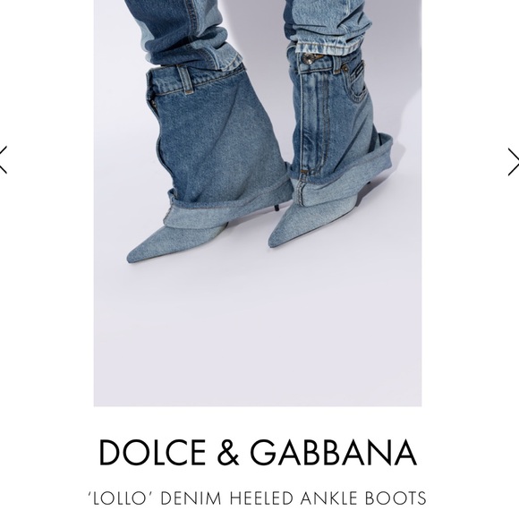 Dolce&Gabbana
Denim Booties authentic new with box size 10 - Picture 5 of 12